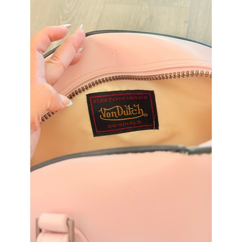 Von‎ Dutch Bubble Gum Pink Bowling Duffle Bag RARE HTF - Picture 6 of 7